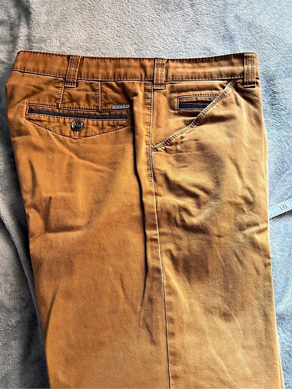 Meyer Chicago Chino Trousers Chinos Brown Waist 34